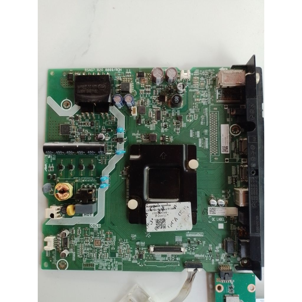 เมนบอร์ดทีวีHisense 40นิ้วรุ่น40B6000PWถอดจากเครืองมือสอง