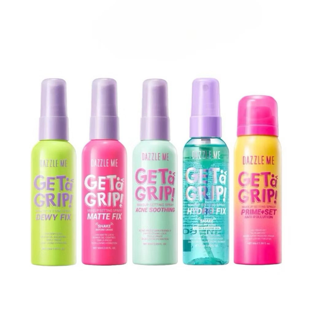 ✅Dazzle Me  สเปรย์ล็อคเมคอัพ Dazzle Me Get a Grip! Makeup Setting Spray 💚Dewy Fix /🩷Matte Fix/🩵Acne 