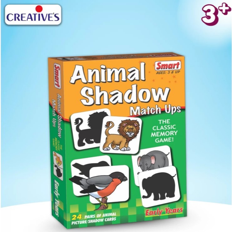 Creative’s – Animal Shadow Match Ups เกมจับคู่เงาสัตว์สุดฮิต! เสริมสมาธิ ความจำ และการสังเกต