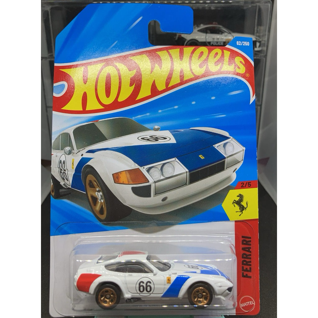 รถเหล็ก HotWheels FERRARI 365 GTB4 COMPETIZIONE 3+