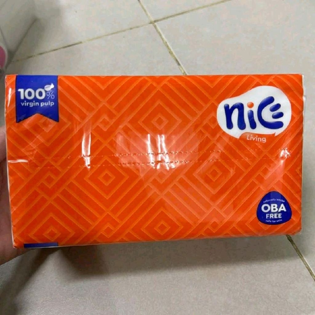 ทิชชู่ NICE 220 แผ่น 2ชั้น 1  แพ็ค 4 ห่อ