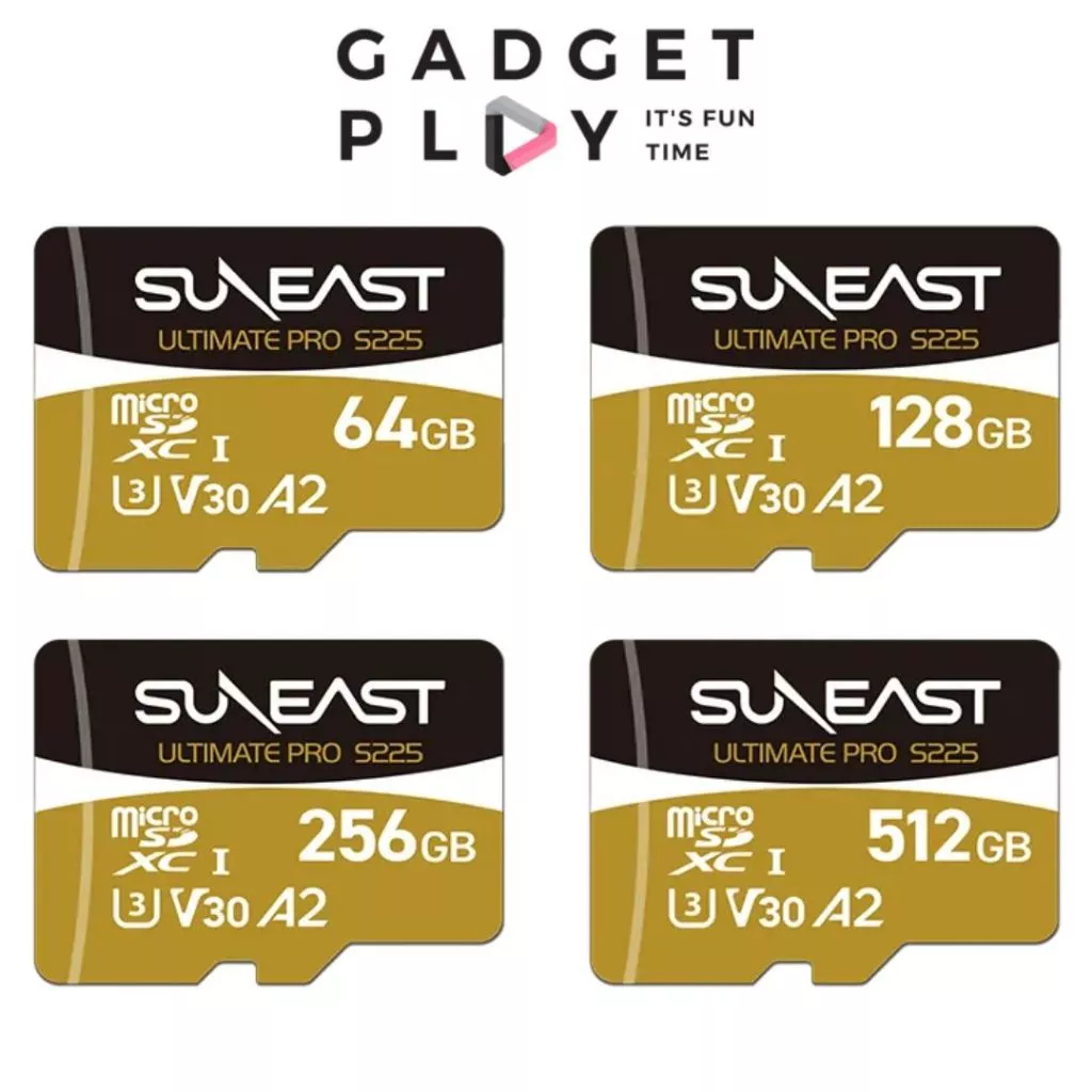 [กรุงเทพฯส่งด่วน] SUNEAST ULTIMATE PRO MicroSDXC UHS-I V30 Card DDR225 Series 512G รับประกันศูนย์