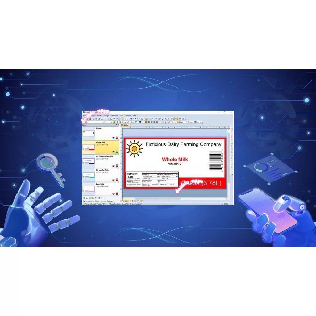 BarTender เวอร์ชั่น 11 ใช้สำหรับในการออกแบบฉลากต่างๆ สำหรับเครื่องคอมพิวเตอร์ Windows thumbnail 9