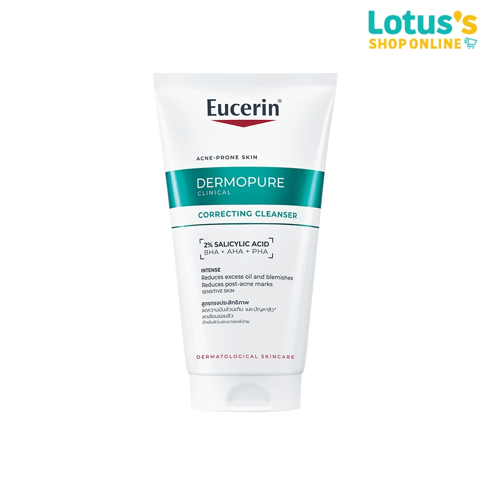 ยูเซอริน เดอร์โมเพียว คลินิคอล คอร์เรคติ้ง เจล ทู โฟม 150 มล. EUCERIN DERMOPURE CLINICAL CORRECTING GEL TO FOAM 150 ML.