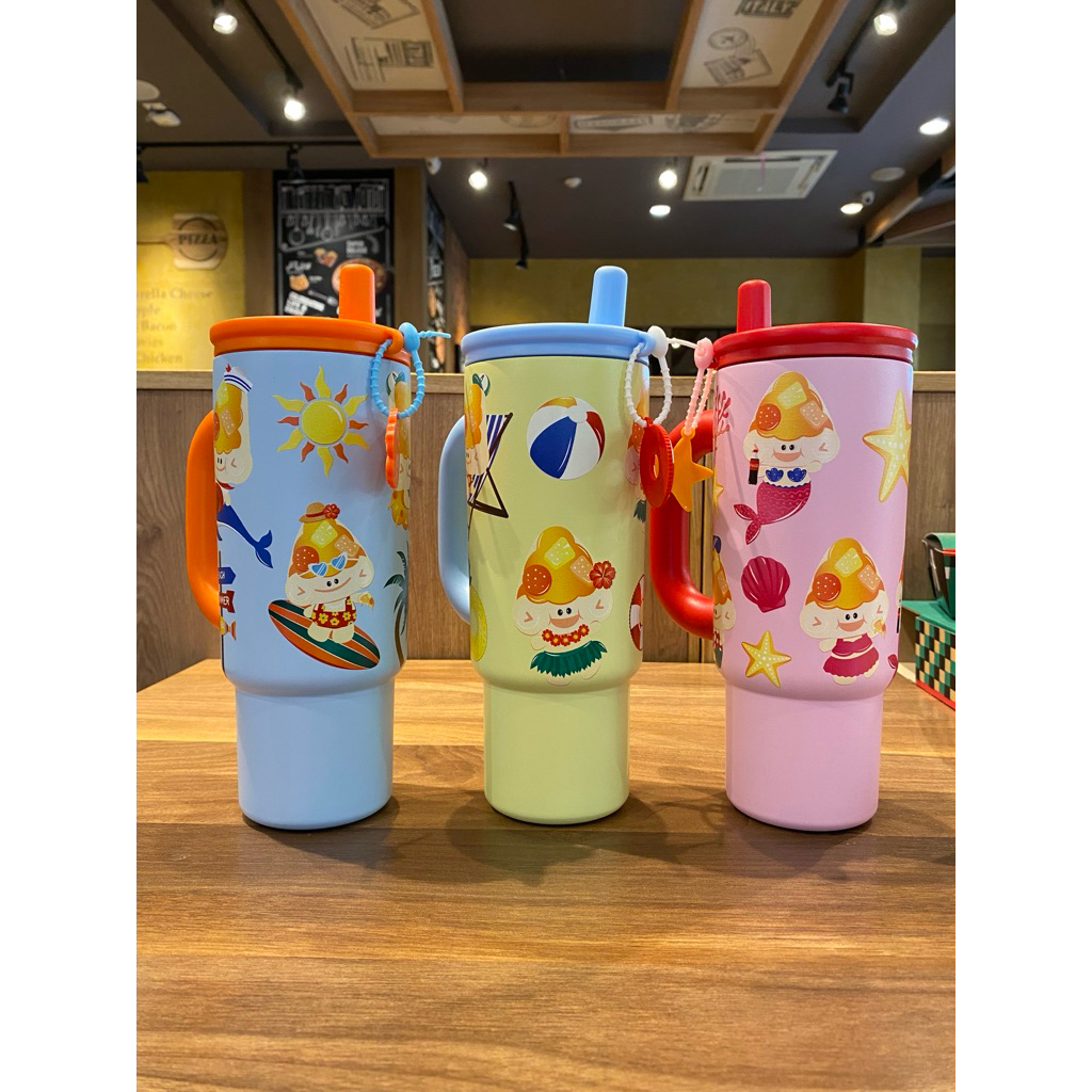 แก้วเก็บอุณหภูมิน้องหนานุ่ม The Pizza Company มีให้เลือก 3 สี