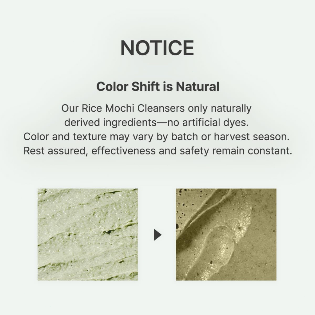 Arencia Korean Rice Mochi Face Cleanser โฟมล้างหน้า มาส์ก+สครับ ข้าวเกาหลี กรีนที มักวอร์ต ขจัดสิวเสี้ยน กระชับรูขุมขน พ ราคา ถูกที่สุด ดีลบีเคเค แกลเลอรีภาพที่ 9