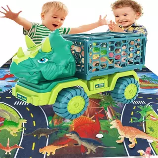 JoyToys รถบรรทุก แม็คโคร ไดโนเสาร์ ยอดนิยม พร้อมไดโนเสาร์ในเซ็ท รถของเล่น รถบรรทุกไดโนเสาร์ยอดนิยม