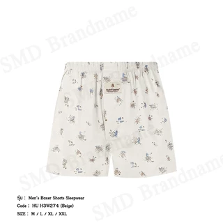Hush Puppies กางเกงขาสั้นผู้ชาย รุ่น Men's Boxer Shorts Sleepwear Code: HU H3W274 (Beige)