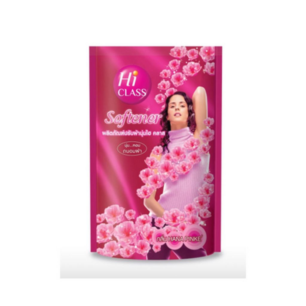 ผลิตภัณฑ์ปรับผ้านุ่มไฮคลาส กลิ่น ฮานา พิงค์เก้ 450 มล.