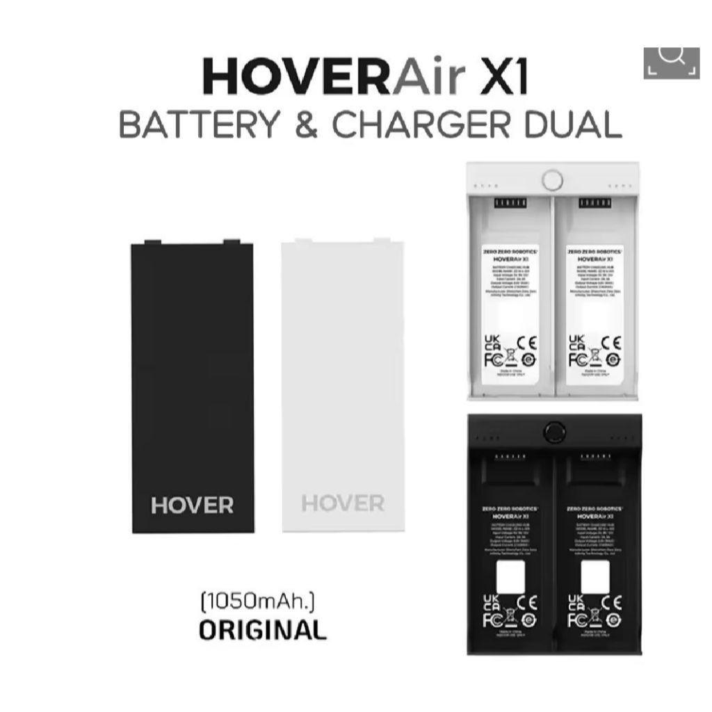 ฺBattery + Charging Hub ของแท้ 100% ประกันศูนย์ไทย Drone HOVERAir X 1 โดรน