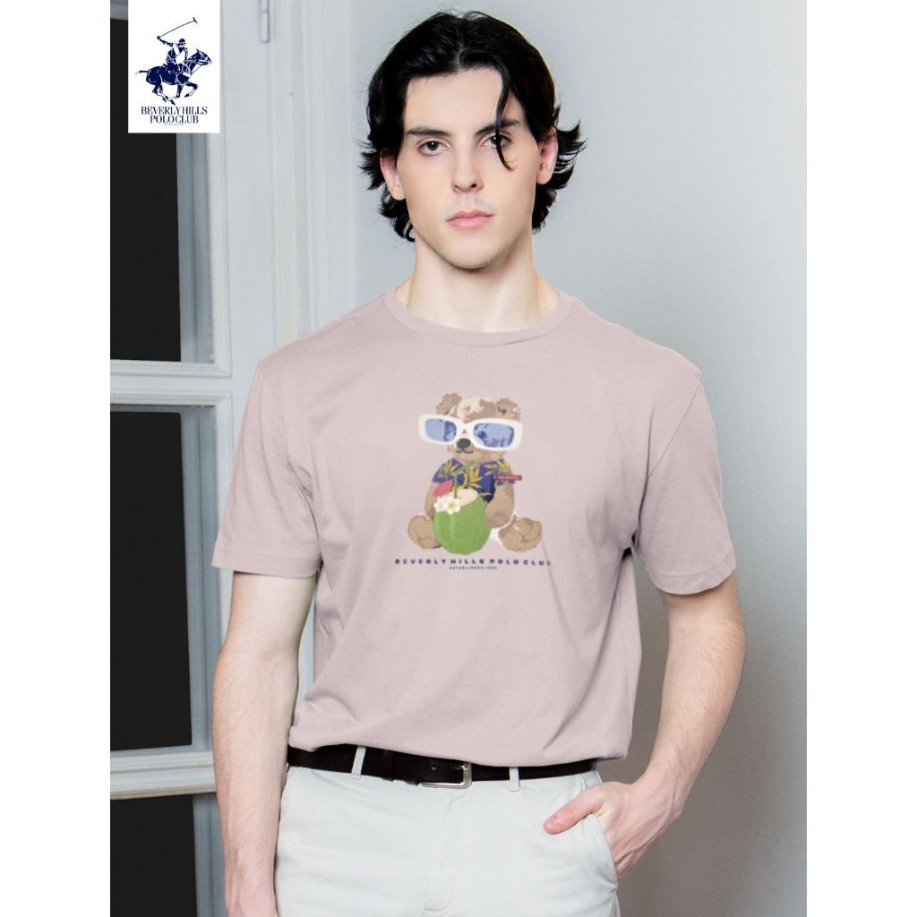 BEVERLY HILLS POLO CLUB  เสื้อยืดคอกลมแขนสั้น รุ่น BNSR498