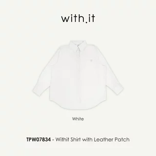 Withit Shirt with Leather Patch เสื้อเชิ้ต - TPW07834