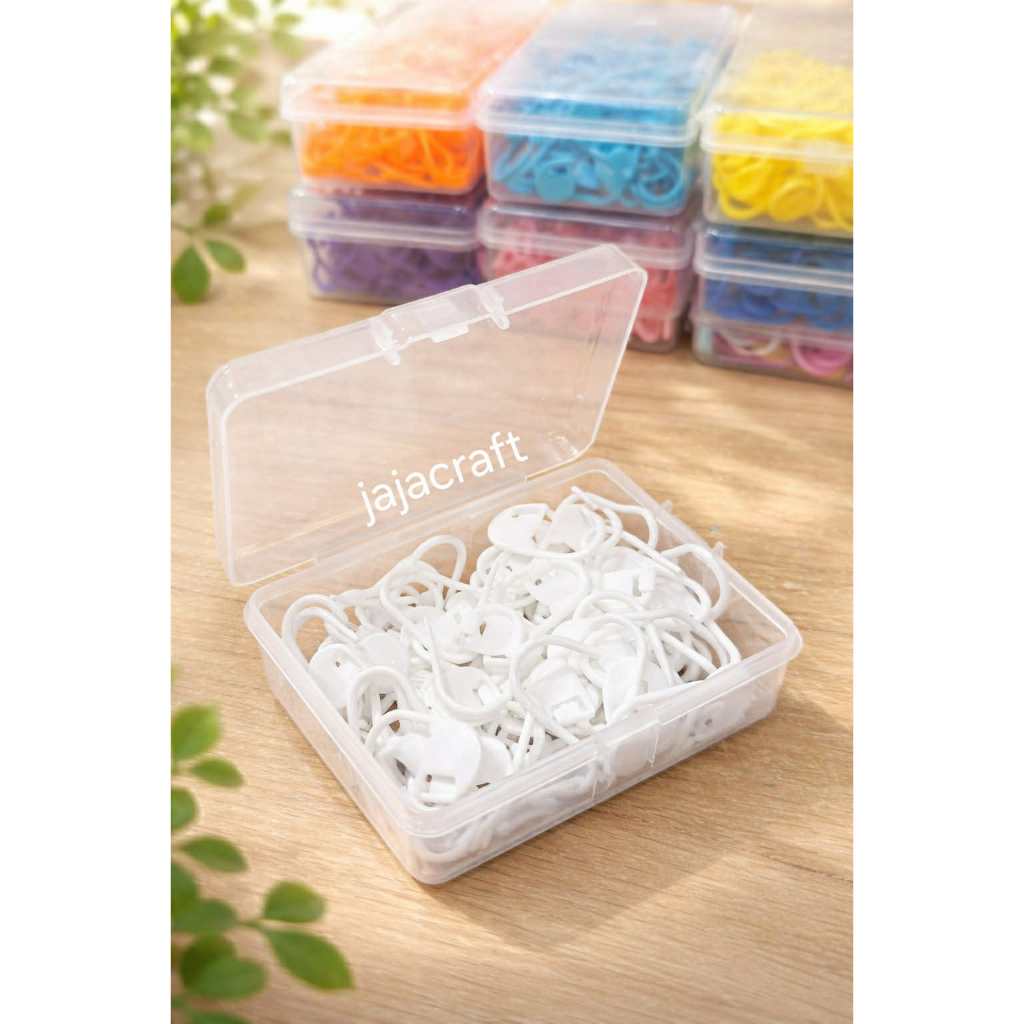 เข็มกลัดกระดุมนักศึกษา เข็มกลัดติดกระดุมข้าราชการ เข็มกลัดนับหลักถักไหมพรม 1 กล่อง 50 ชิ้น