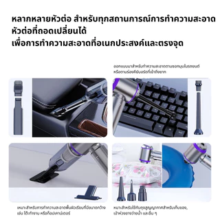 เครื่องดูดฝุ่นไร้สาย KiiP แบบพกพา แรงดูด 16000Pa 3in1 สำหรับรถยนต์และบ้าน อเนกประสงค์