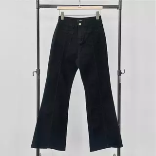 Atipashop - Prestige Flare Cut Jeans (#A9003) | กางเกงยีนส์ขายาวทรงขาม้า ผ้ายืด ทรงสวย