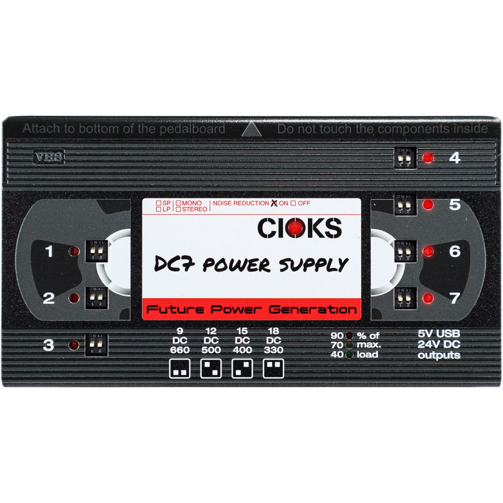 CIOKS DC7 VHS TAPE Limited Edition Pedal Power Supply