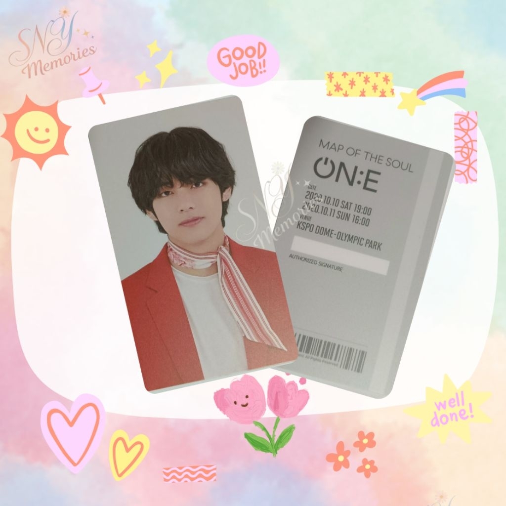 โฟโต้การ์ด BTS(พร้อมส่ง) การ์ดคอนเสิร์ตBTS แท้🐱✨