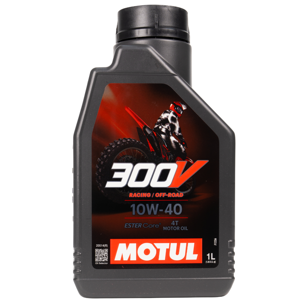 MOTUL 300V Raod Racing / OFF-Road น้ำมันเครื่องสังเคราะห์แท้ 100% สูตร ESTER Core 5W-40 10W-40 10W-5