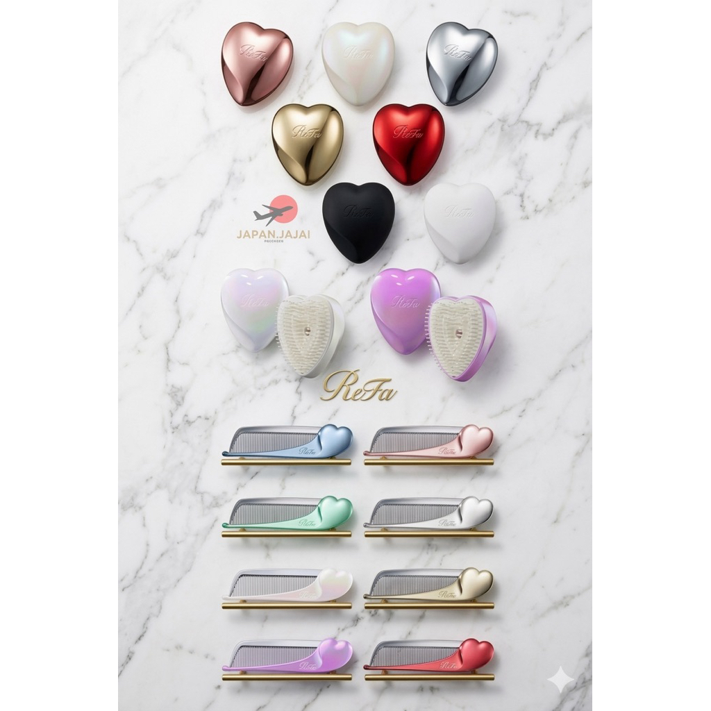 พร้อมส่ง ✅ ReFa HEART COMB 💞 หวีสุดฮิต จากญี่ปุ่น🇯🇵
