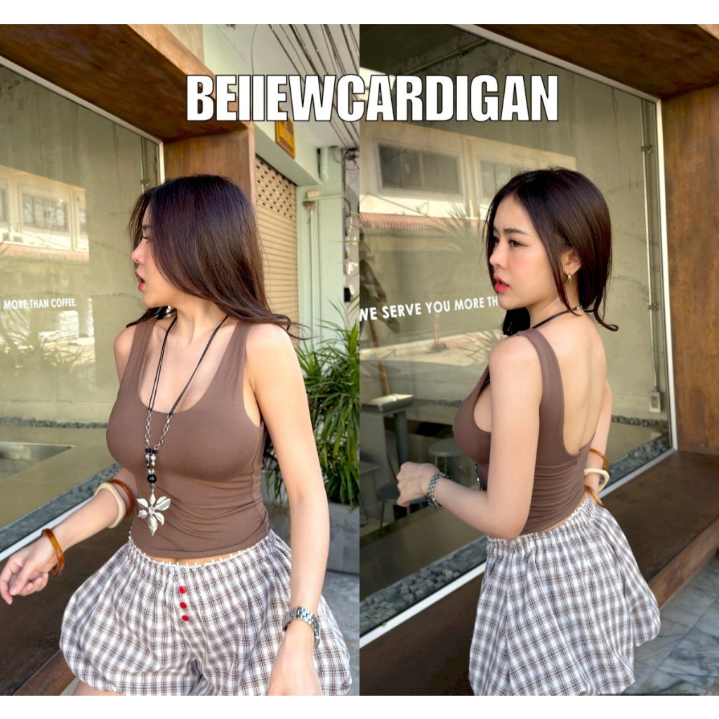 BEIIEW เสื้อเรย่อนทรง Basic" จะใส่ไปคาเฟ่ หรือใส่เป็นซับในเก๋ๆ ก็เลิศ งานตัดเย็บเนี๊ยบ