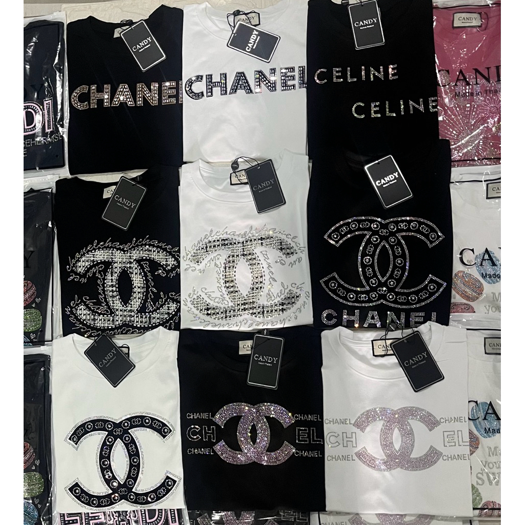 เสื้อรีดเพชรป้ายCANDY