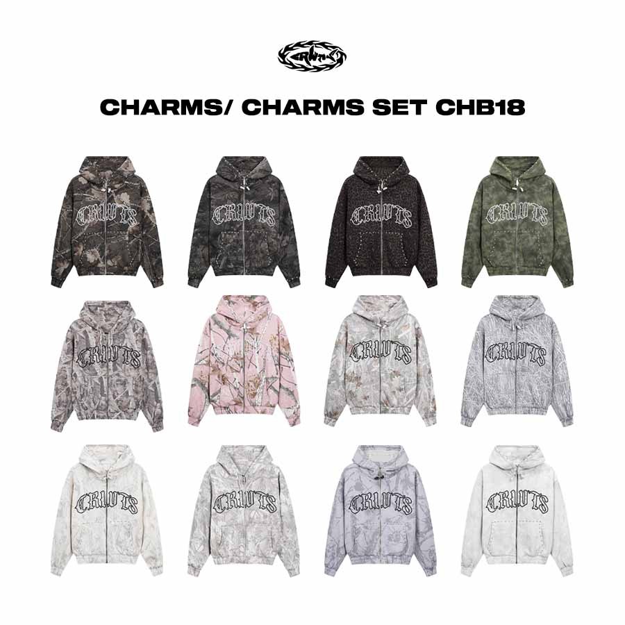 Cruehawts เสื้อสวมหัว Charms/ Charms Set CHB18