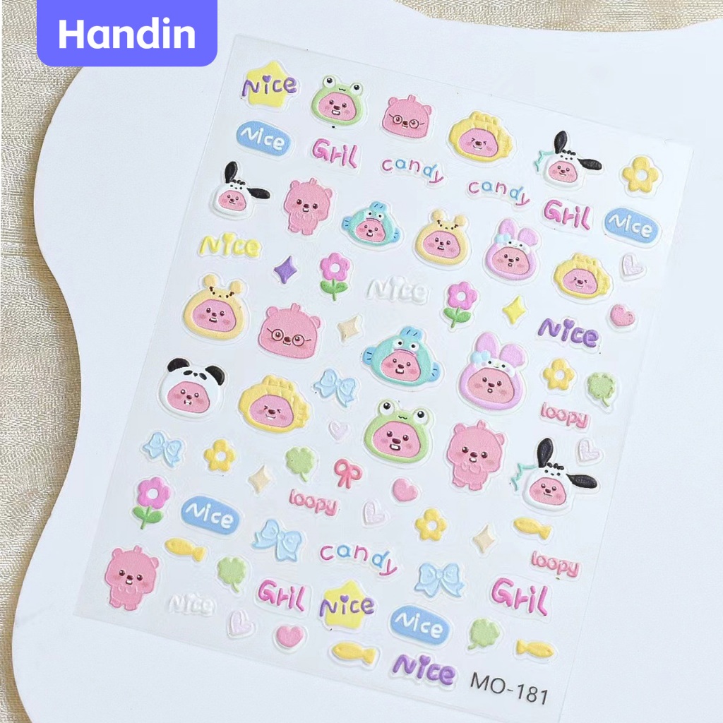 [Not for sale] Handin สติกเกอร์การ์ตูนน่ารัก ใช้สำหรับตกแต่งได้