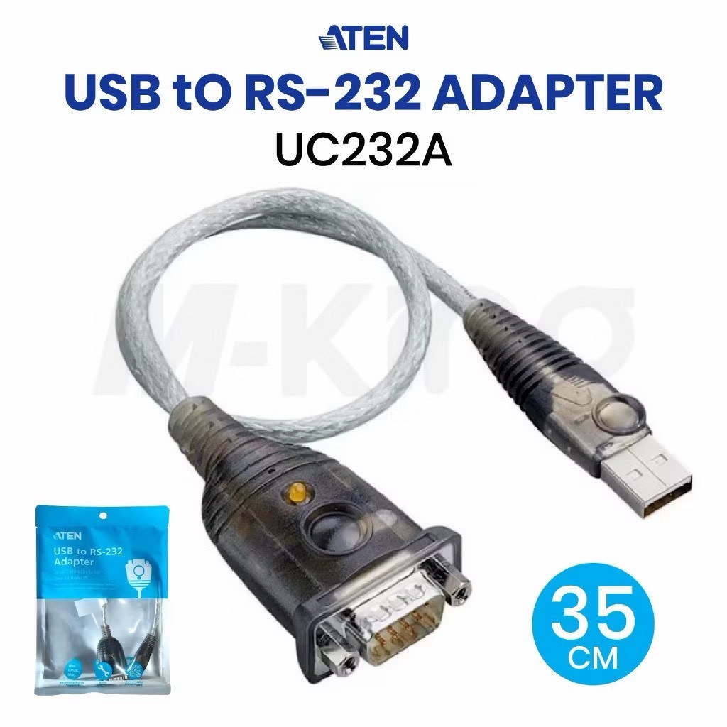 พร้อมส่ง ATEN USB to Serial สาย USB to RS232 รุ่น UC-232A ATEN UC232A USB to RS232 Serial Port Conve