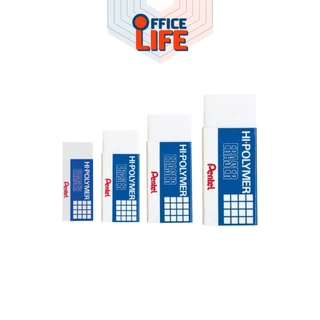 Pentel (เพนเทล) ยางลบ ยางลบดินสอ ชนิด Hi-polymer / Hi-polymer Soft ( 1 ก้อน )