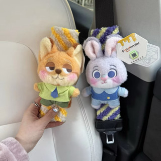 🇹🇭พร้อมส่งในไทย🇹🇭ตุ๊กตา Zootopia ปลอกหุ้มเข็มขัดนิรภัยรถยน ป…