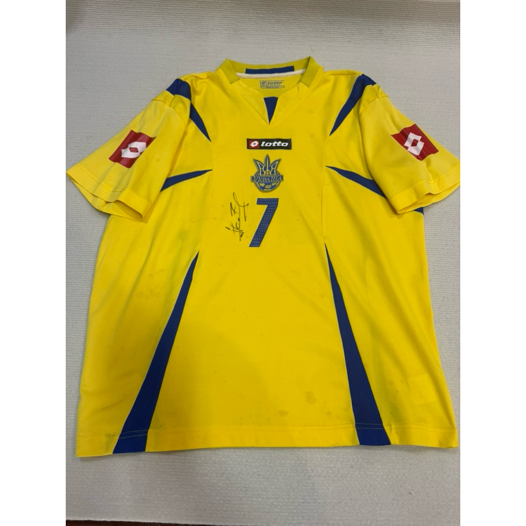 🇺🇦 เสื้อ Ukraine 2006🔥 Shevchenko #7 พร้อมลายเซ็น ✍️