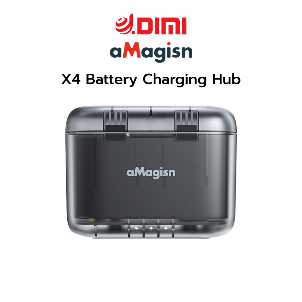 aMagisn Charging Hub แท่นชาร์แบตเตอรี่ สำหรับ Insta360 X4 / X4 Air