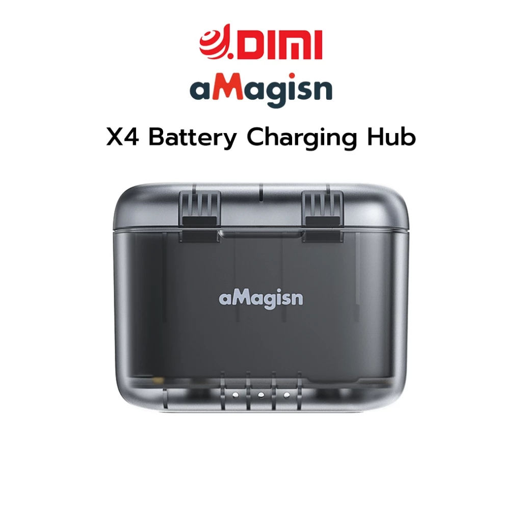 aMagisn Charging Hub แท่นชาร์แบตเตอรี่ สำหรับ Insta360 X4 / X4 Air thumbnail 3