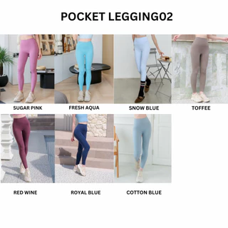 Lunar Gymwear - Pocket Legging - เลกกิ้งเอวสูงปิดสะดือนื้อผ้านุ่มสบายผิวผ้ากระชับยืดหยุ่นได้ดี