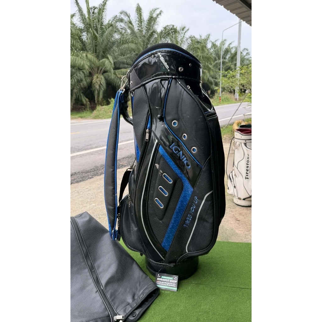 ถุงกอล์ฟมือสอง ถุงกอล์ฟ IGNIO ซิปดี *มีลอกตามตามถุง-cover ดังรูป
