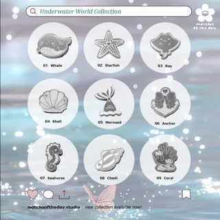 ลูกร่อนผงมัทฉะ✨🌊Underwater World Collection🧜🏼‍♀️🪸