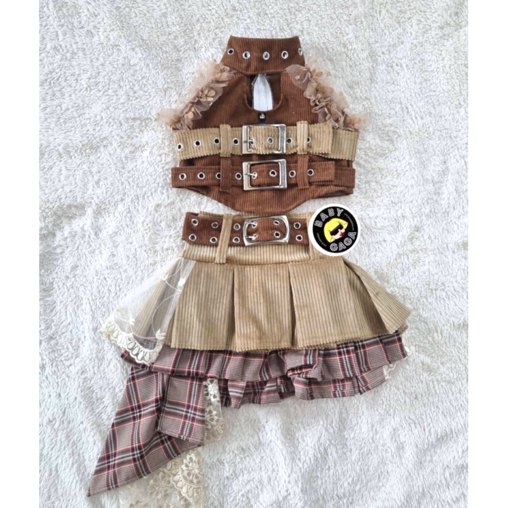 BABYGAGA 🤎🤍✂️ รับตัดชุด ชุดเต้น ชุดโคฟ ชุดโคฟเวอร์ Dance Outfit ชุดเซ็ท Kpop Tpop Jpop Cpop เคป๊อป ช
