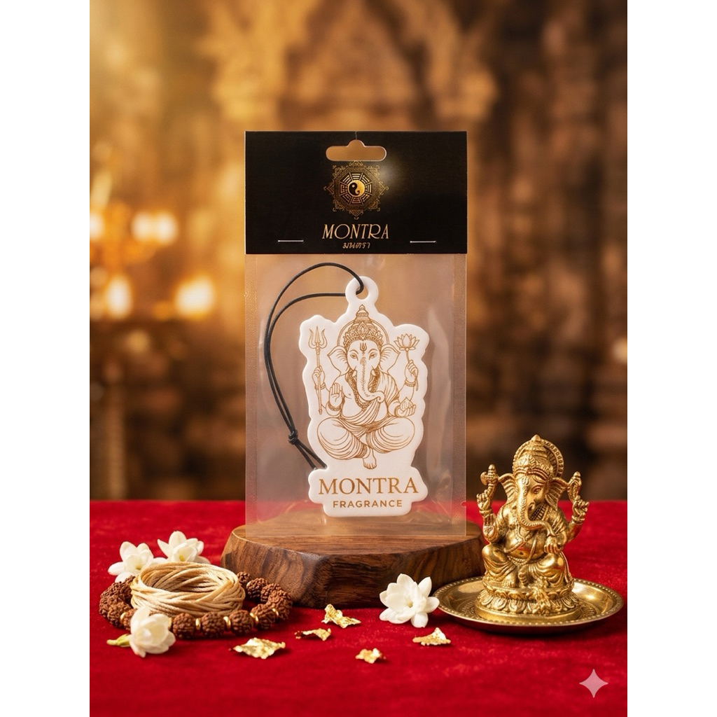 แผ่นน้ำหอมมนตรา (Montra Fragrance) ไม่ใช่แค่หอมแต่มาพร้อมบารมีองค์เทพ 🙏✨ ทำพิธีเบิกเนตร อารตี ‼️ ที่วัดแขก คลองสี่  🌟