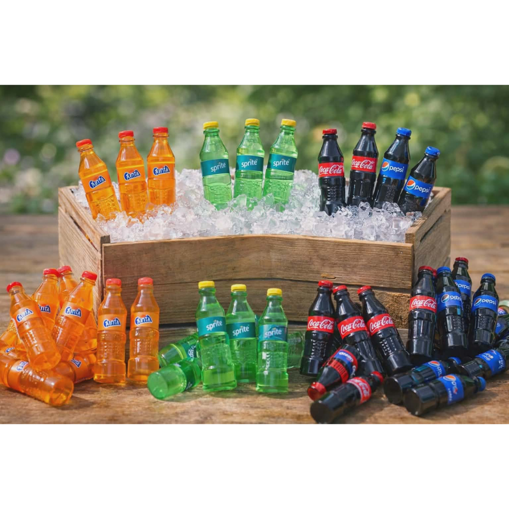 j790ขวดน้ำอัดลมของจิ๋วดีไอวายแพ็คละ 10 ชิ้น
