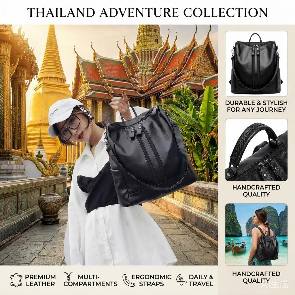 กระเป๋าเป้ผู้หญิงสีพื้นทันสมัย สไตล์เกาหลี กระเป๋าเป้เดินทางสไตล์นักศึกษาอินเทรนด์ กระเป๋านักเรียนอเนกประสงค์ความจุขนาดใ