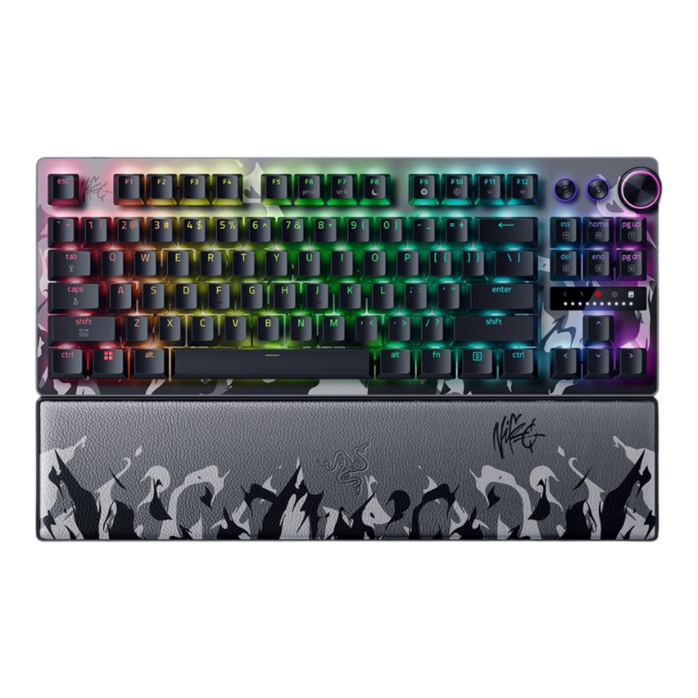 KEYBOARD (คีย์บอร์ด) RAZER HUNTSMAN V3 PRO TENKEYLESS 8KHz NIKO EDITION (KB-HUNTSMAN-V3-PRO-TKL-8K-N