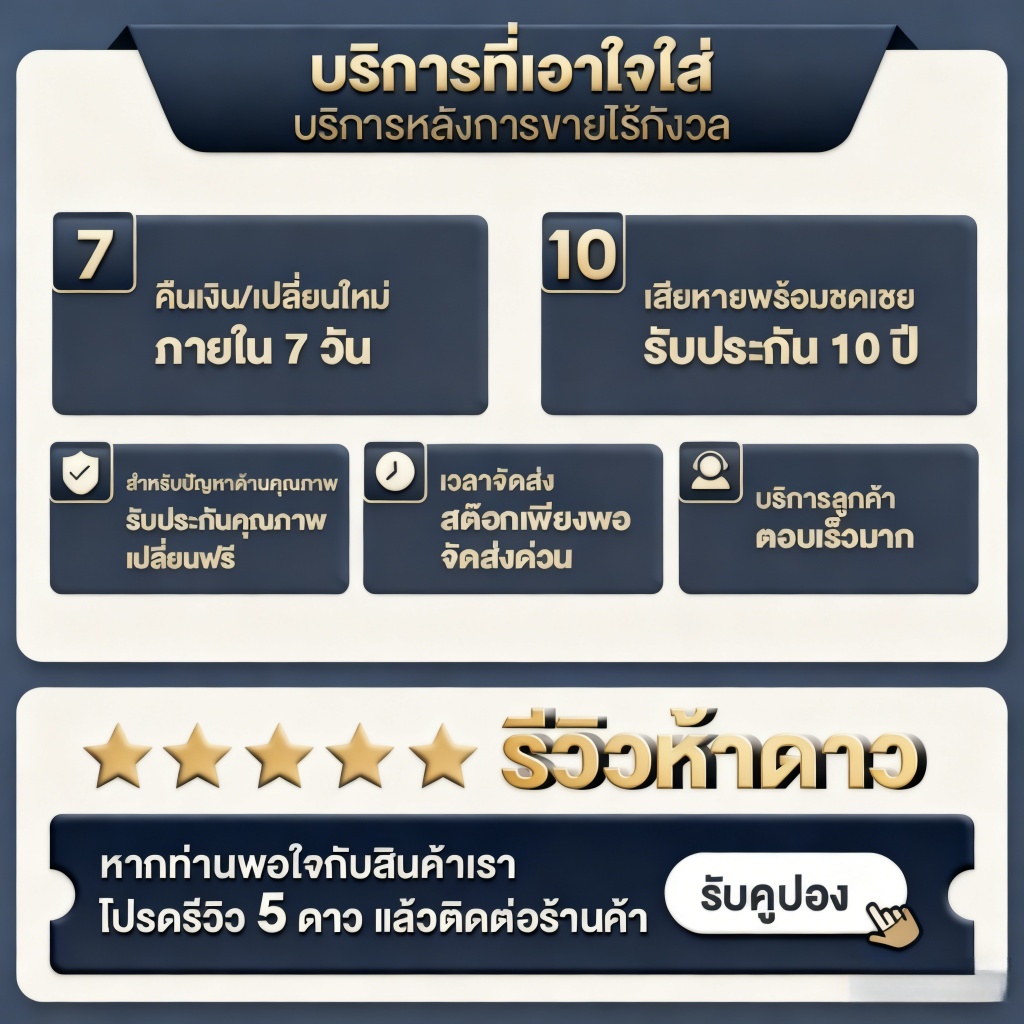 คุณภาพหลังการรับประกันบัตรบริการ ที่รักษาความปลอดภัย(บรรจุบันได บันได)