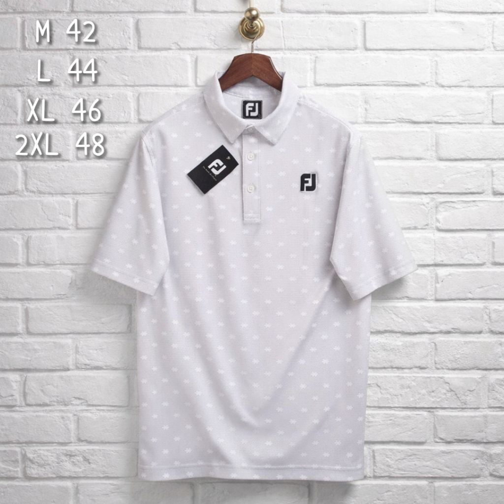 ‼️SALE‼️⛳Footjoy Golf Men's เสื้อกอล์ฟแขนสั้น ผู้ชาย ผ้ายืดหยุ่นดี