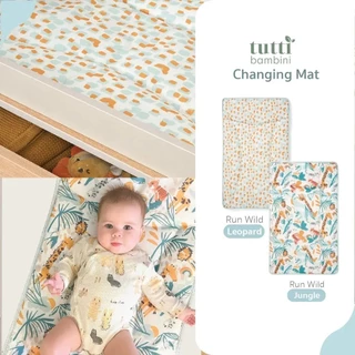 Tutti Bambini แผ่นรองเปลี่ยนผ้าอ้อม Changing Mat น้ำหนักเบา วัสดุกันน้ำเคลือบ PVC 100%
