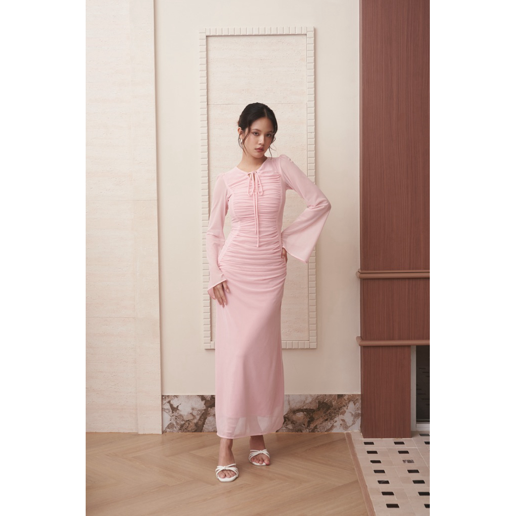 VenusP.-Equestra dress ผ้ายืดตาข่าย เดรสออกงาน