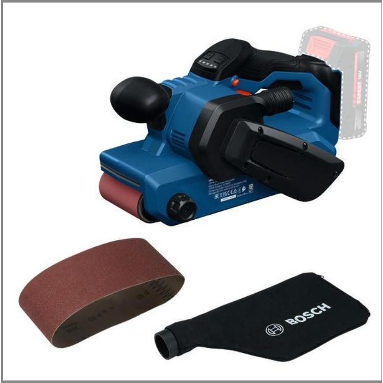 BOSCH GBS 18V-75 เครื่องกระดาษทรายสายพานไร้สาย 18V ขนาด 3นิ้ว x 21นิ้ว (เครื่องเปล่า)