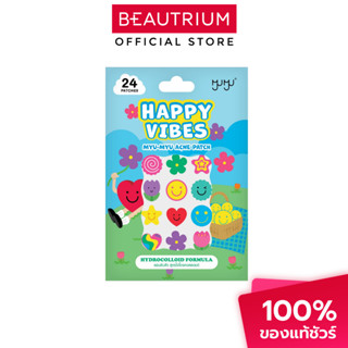 MYU-MYU Acne Patch Happy Vibes แผ่นแปะสิว 24patches