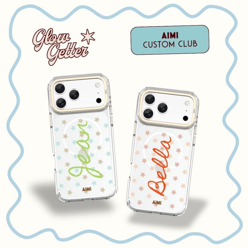 เคสโทรศัพท์ เคสกันกระแทก ลาย Glow Getter ใส่ชื่อได้ (แจ้งในแชท)