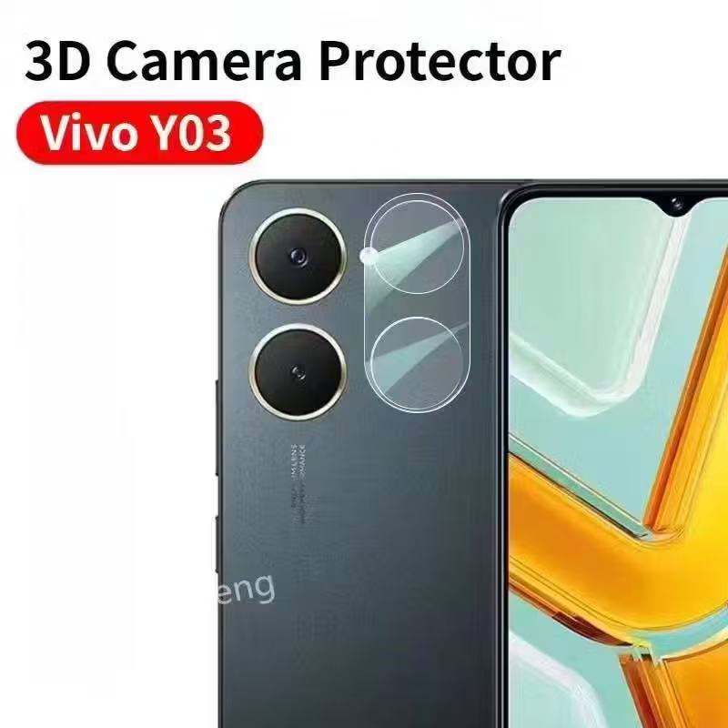 ฟิล์มเลนส์กล้องเหมาะสําหรับ VIVO Y03 Y03T Y28S Y18 ป้องกันการแตกร้ ฟิล์มเลนส์กล้อง JJ