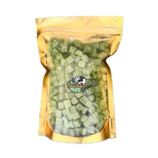 หญ้าแมวฟรีซดราย Pawtique 200 กรัม หญ้าแมวผสมอกไก่ Freeze Dried 100% ขนมแมว ขนมฟรีซดราย 200g